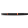 Parker IM Rollerball Pen - Satin Black - Flame Orange Ring-Pen Boutique Ltd