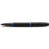 Parker IM Rollerball Pen - Satin Black - Marine Blue Ring-Pen Boutique Ltd