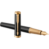 Parker Ingenuity Core Fountain Pen - Black - Gold Trim-Pen Boutique Ltd