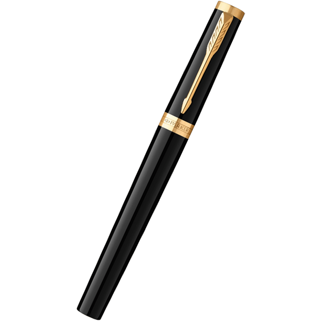Parker Ingenuity Core Fountain Pen - Black - Gold Trim-Pen Boutique Ltd