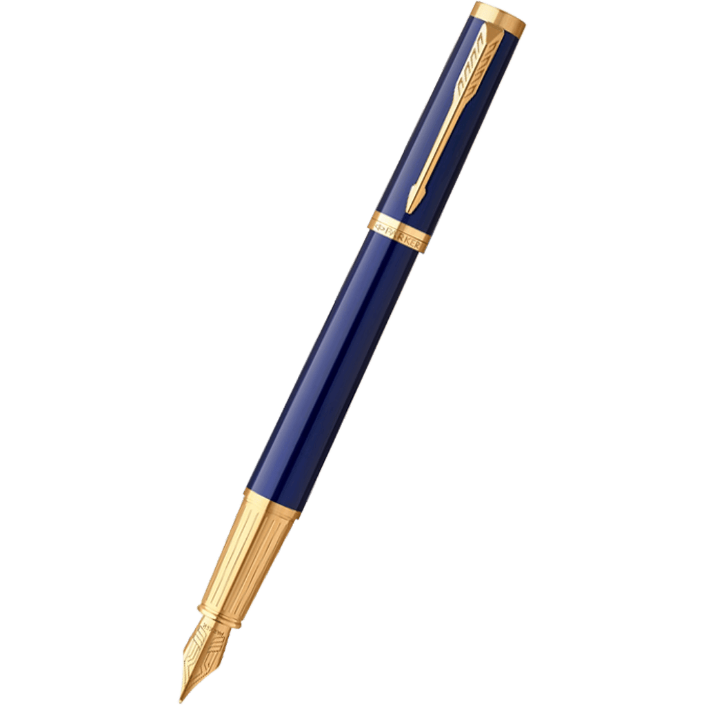 Parker Ingenuity Core Fountain Pen - Blue - Gold Trim-Pen Boutique Ltd