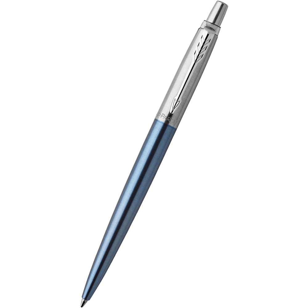 Parker Jotter Waterloo Blue with Chrome Trim Ballpoint Pen Pen