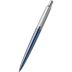 Parker Jotter Waterloo Blue with Chrome Trim Ballpoint Pen-Pen Boutique Ltd