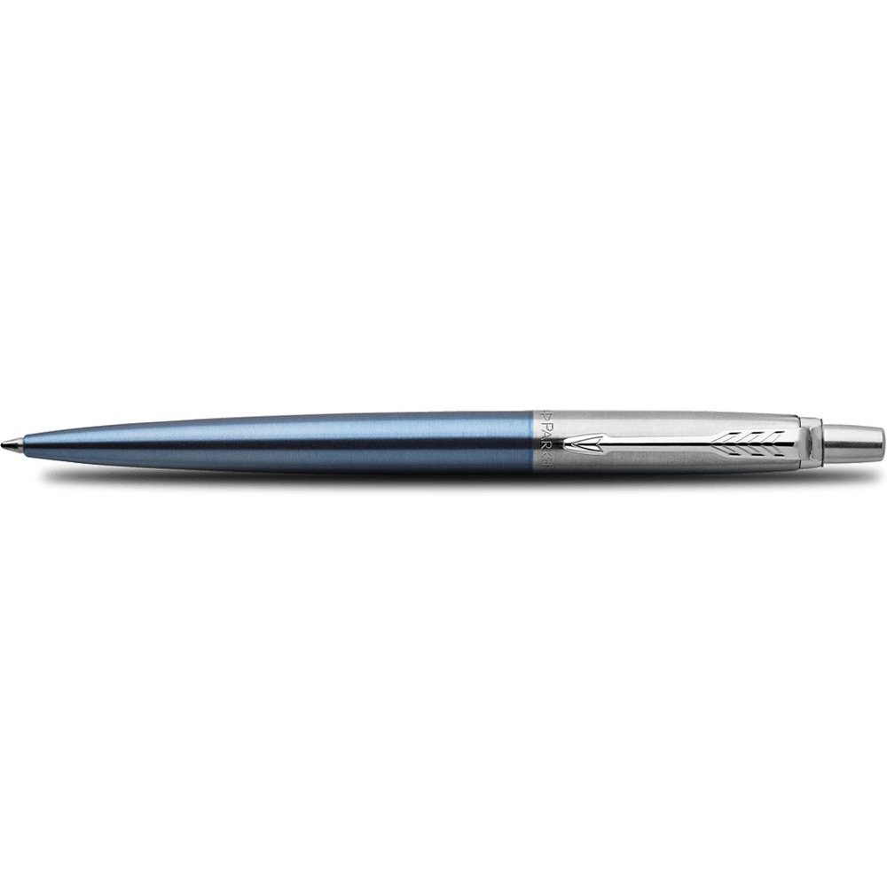 Parker Jotter Waterloo Blue with Chrome Trim Ballpoint Pen Pen