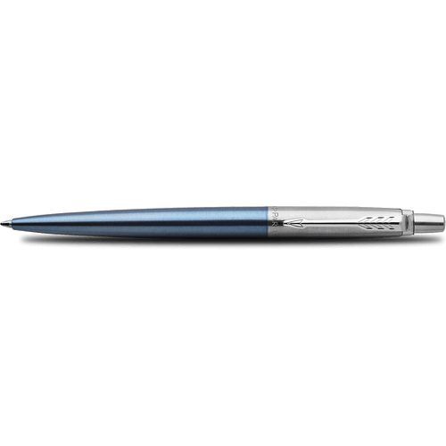 Parker Jotter Waterloo Blue with Chrome Trim Ballpoint Pen Pen