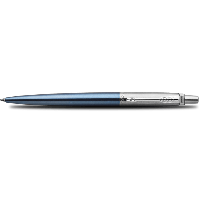 Parker Jotter Waterloo Blue with Chrome Trim Ballpoint Pen Pen