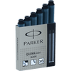 Parker Quink Mini Ink Cartridges - Black (6 Per Pack)-Pen Boutique Ltd