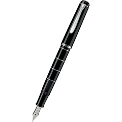 Pelikan Tradition Fountain Pen - M215 Black/Rings-Pen Boutique Ltd