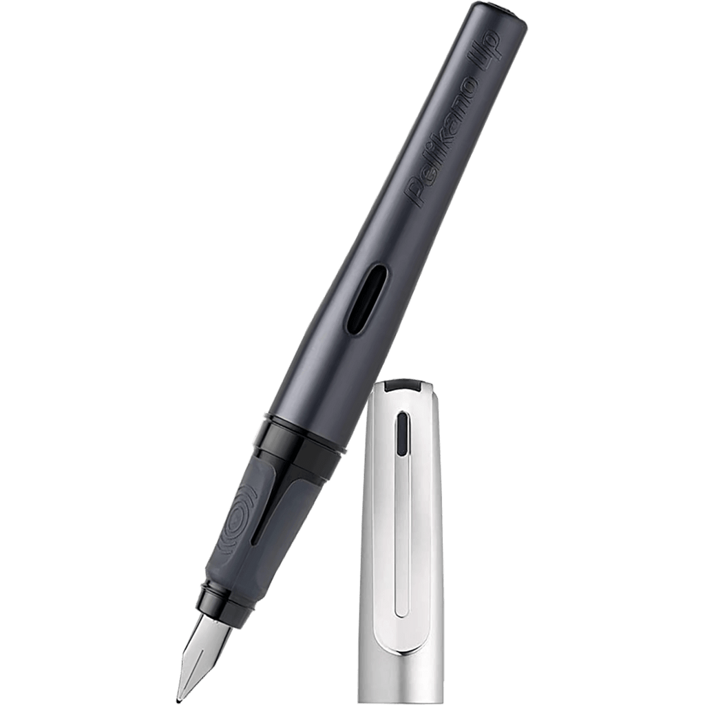 Pelikan Pelikano Up Fountain Pen - Anthracite - Left Handed Medium - Pen Boutique Ltd