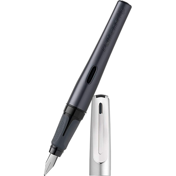 Pelikan Pelikano Up Fountain Pen - Anthracite - Left Handed Medium-Pen Boutique Ltd