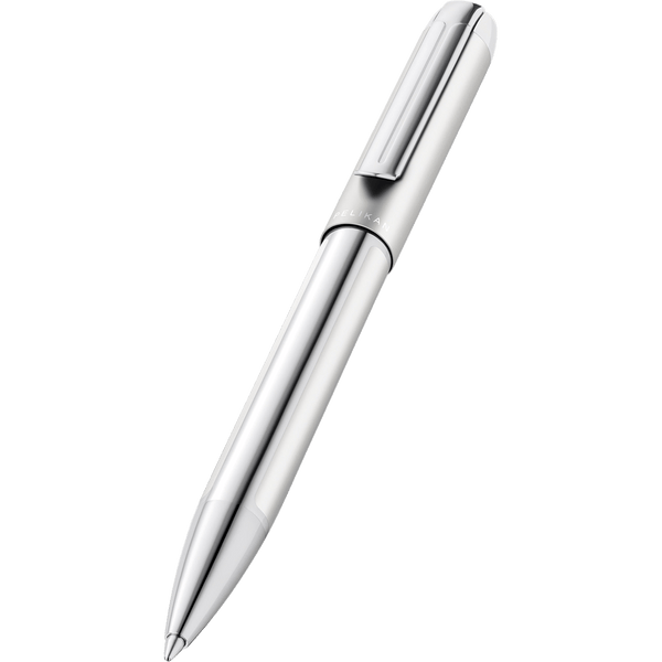 Pelikan Pura K40 Ballpoint Pen - Silver-Pen Boutique Ltd