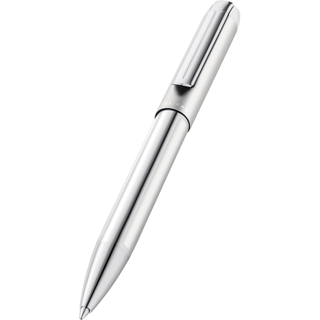 Pelikan Pura K40 Ballpoint Pen - Silver-Pen Boutique Ltd