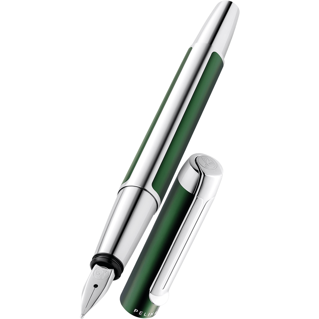 Pelikan Pura P40 Fountain Pen - Deep Green-Pen Boutique Ltd