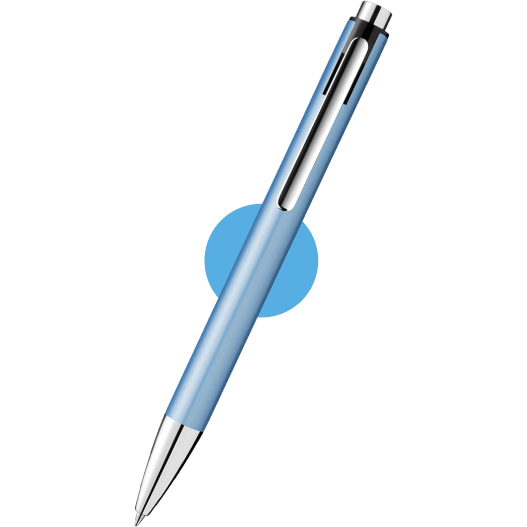 Pelikan Snap Ballpoint Pen - Metallic Frosted Blue