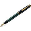 Pelikan Souveran Fountain Pen - M400 Black/Green-Pen Boutique Ltd