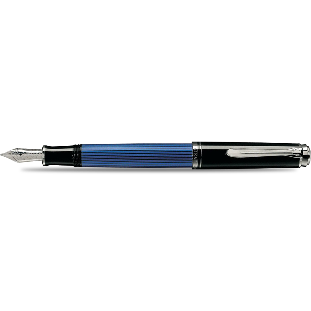 Pelikan Souveran Fountain Pen - M405 Black/Blue-Pen Boutique Ltd