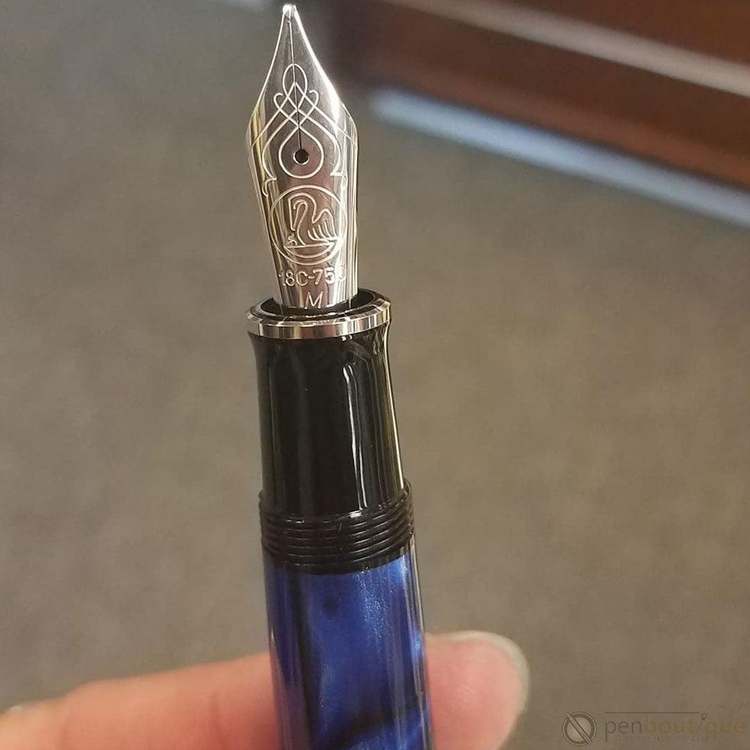 Pelikan Souveran Fountain Pen - M805 Blue Dunes (Special Edition)-Pen Boutique Ltd