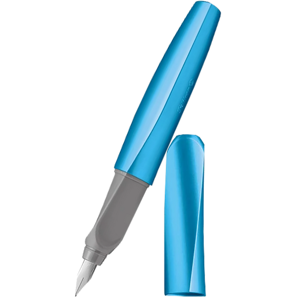 Pelikan Twist Fountain Pen - Frosted Blue - Medium (Blister Card)-Pen Boutique Ltd