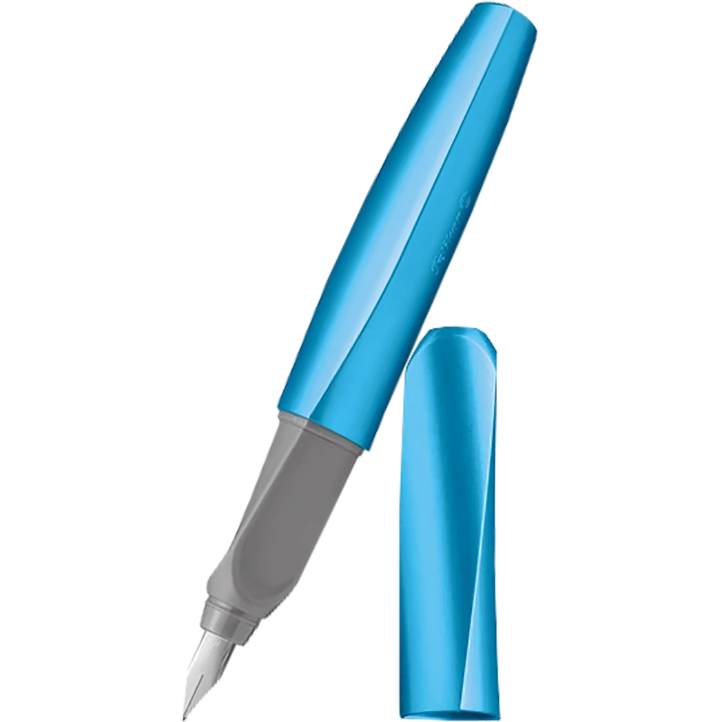 Pelikan Twist Fountain Pen - Frosted Blue - Medium (Blister Card)-Pen Boutique Ltd