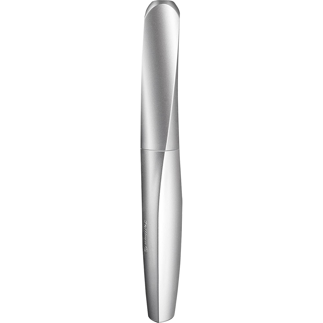 Pelikan Twist Fountain Pen - Silver - Medium (Blister Card)-Pen Boutique Ltd