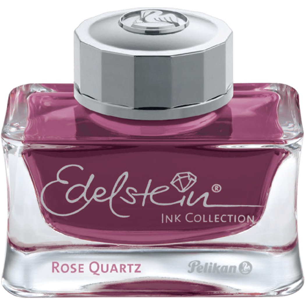 Pelikan Edelstein Ink Bottle - Rose Quartz - Ink Of The Year 2023-Pen Boutique Ltd