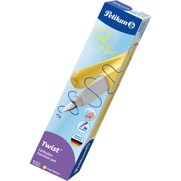 Pelikan Twist Fountain Pen - Medium (Boxed)-Pen Boutique Ltd