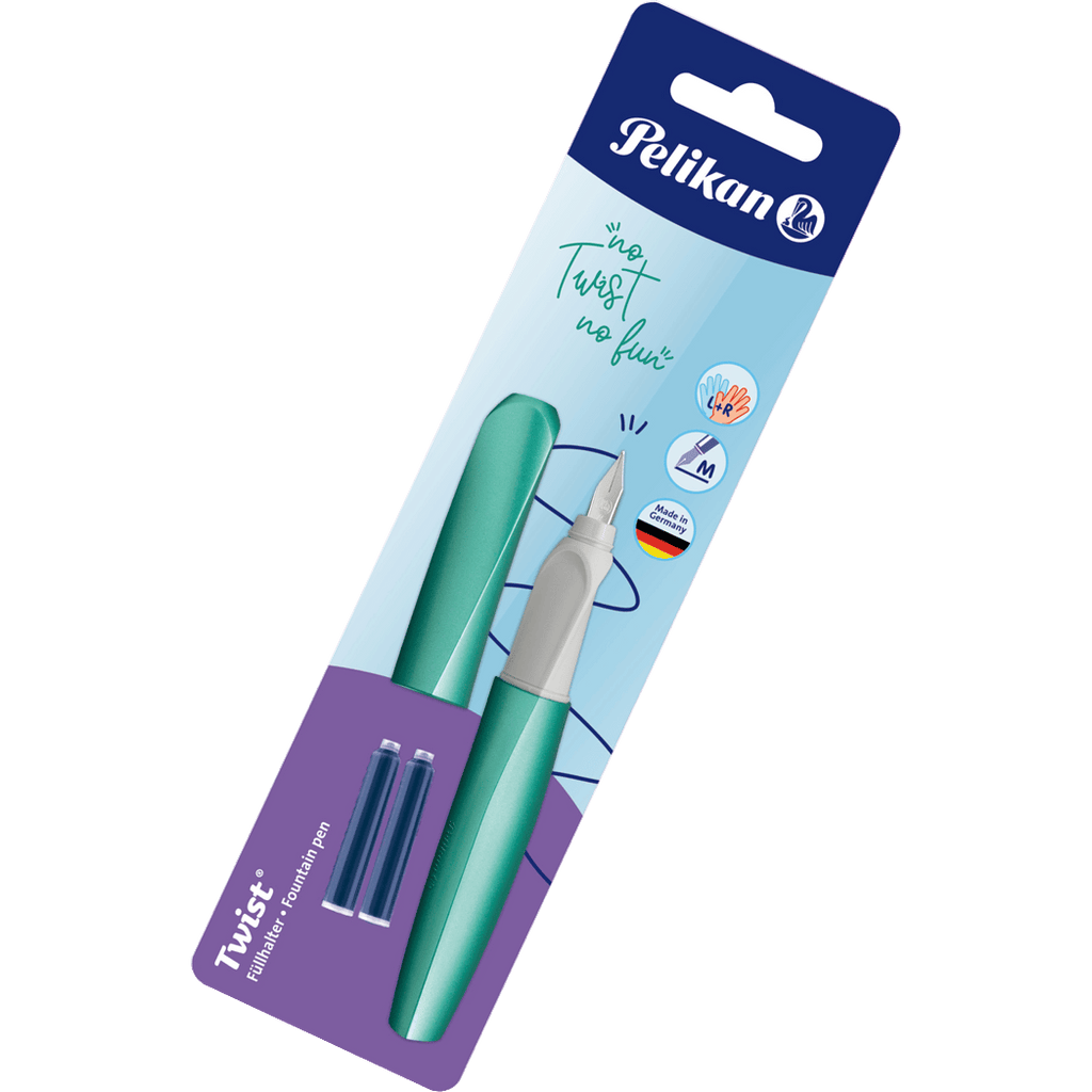 Pelikan Twist Fountain Pen - Medium (Blister Card)-Pen Boutique Ltd