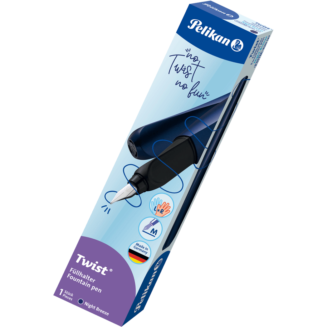 Pelikan Twist Fountain Pen - Medium (Boxed)-Pen Boutique Ltd