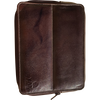 Pen Boutique Yak Leather 10 Pen Holder - Brown-Pen Boutique Ltd