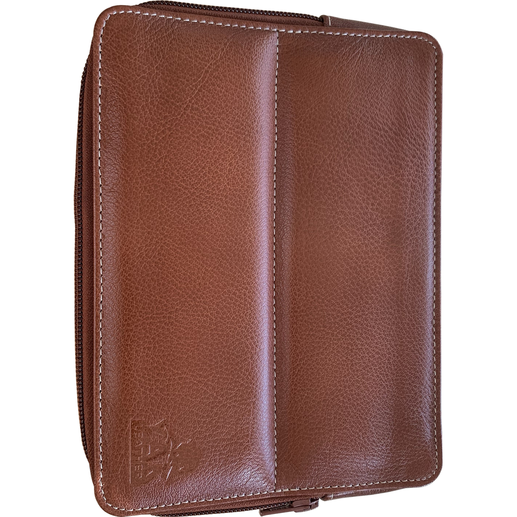 Pen Boutique Yak Leather 10 Pen Holder - Tan-Pen Boutique Ltd