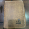 Pen Boutique Yak Leather Field Note Zipped Folio - Crazy Horse-Pen Boutique Ltd