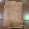 Pen Boutique Yak Leather Field Note Zipped Folio - Crazy Horse-Pen Boutique Ltd