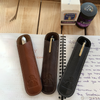 Pen Boutique Yak Leather Single Pen Sleeve - Black-Pen Boutique Ltd
