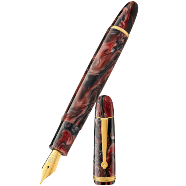 Penlux Masterpiece Fountain Pen - Grande - Marble Wave-Pen Boutique Ltd