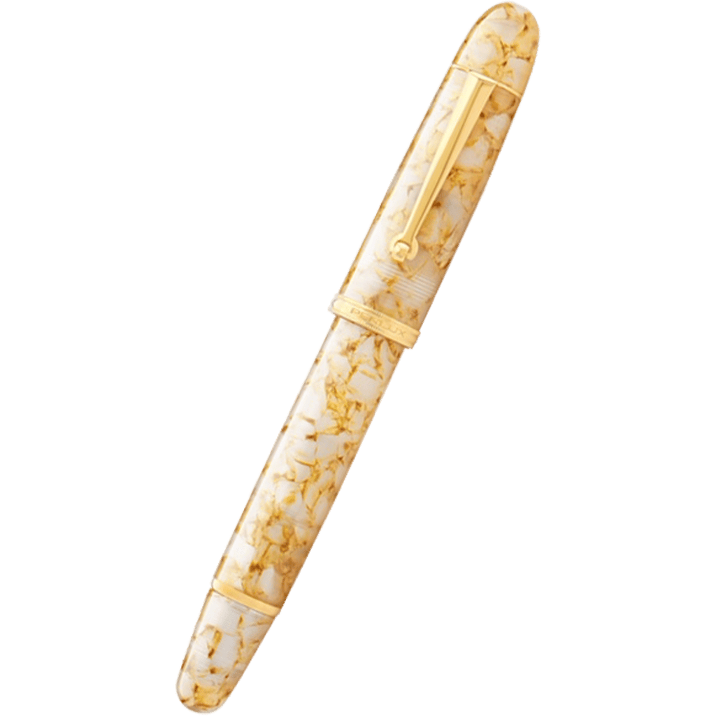 Penlux Masterpiece Grande Fountain Pen - Golden Crystal-Pen Boutique Ltd