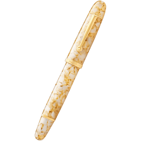 Penlux Masterpiece Grande Fountain Pen - Golden Crystal-Pen Boutique Ltd
