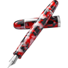 Penlux Masterpiece Grande Fountain Pen - Koi Red and Black-Pen Boutique Ltd