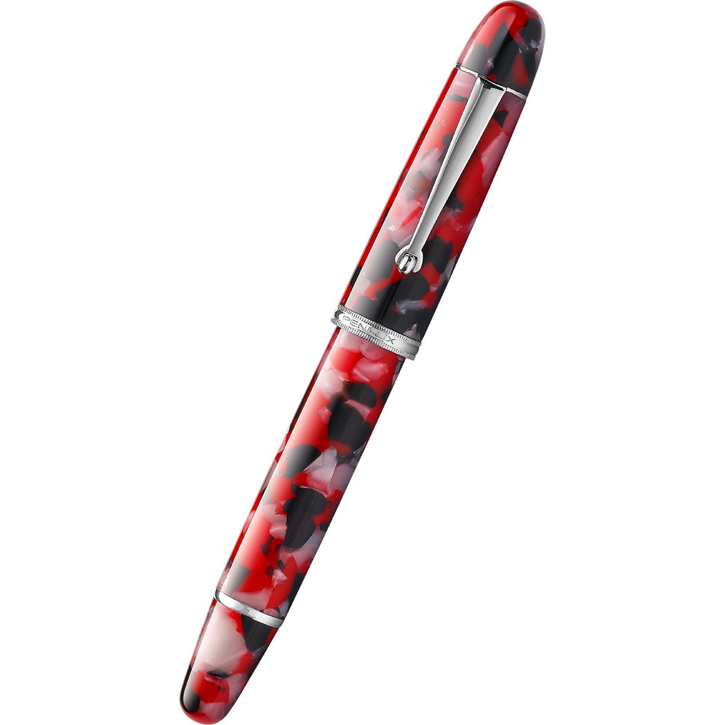 Penlux Masterpiece Grande Fountain Pen - Koi Red and Black-Pen Boutique Ltd