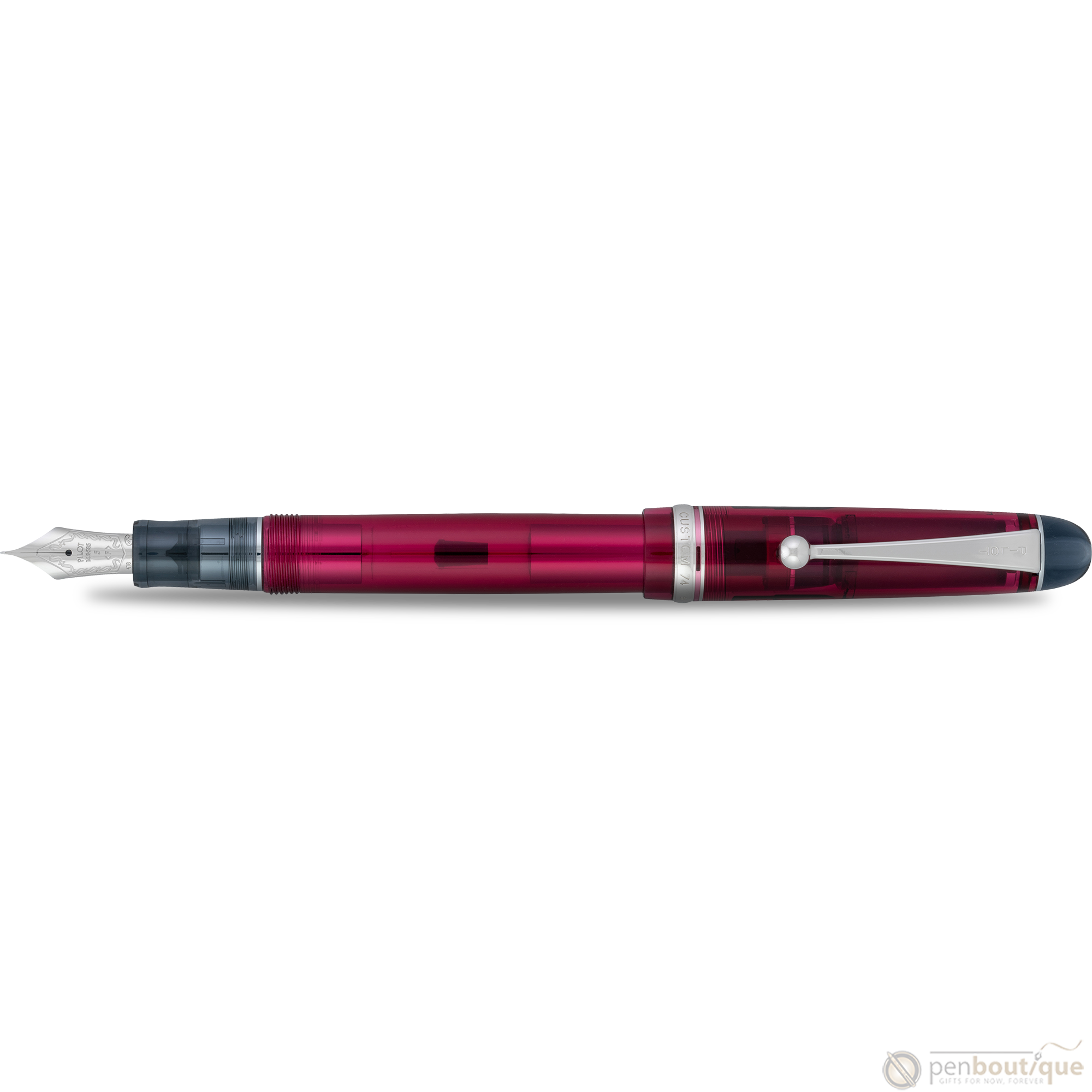 Pilot Custom 74 Fountain Pen - Merlot-Pen Boutique Ltd