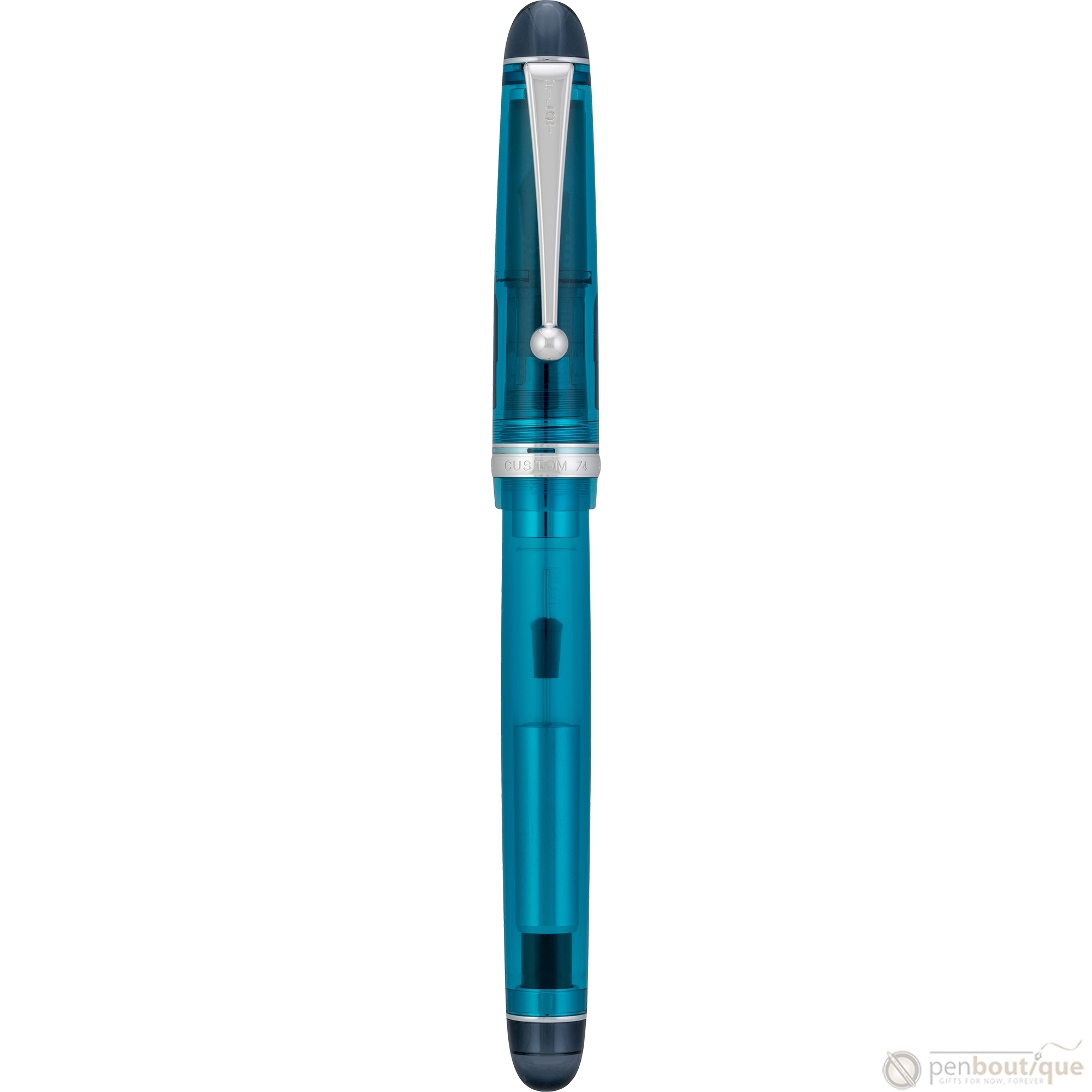 Pilot Custom 74 Fountain Pen - Teal-Pen Boutique Ltd