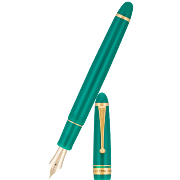 Pilot Custom 743 Fountain Pen - Green (US Exclusive)-Pen Boutique Ltd