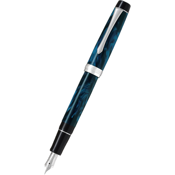 Pilot Custom Heritage SE Fountain Pen - Marble Blue-Pen Boutique Ltd