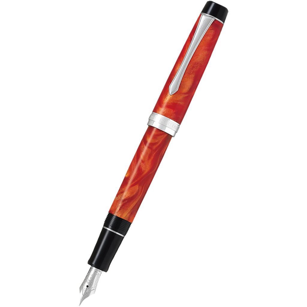 Pilot Custom Heritage SE Fountain Pen - Marble Orange-Pen Boutique Ltd