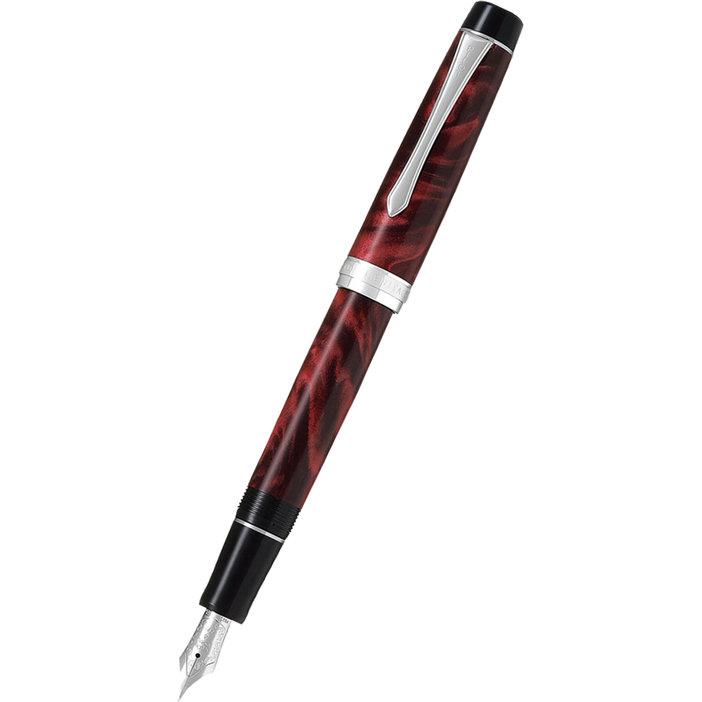 Pilot Custom Heritage SE Fountain Pen - Marble Red-Pen Boutique Ltd