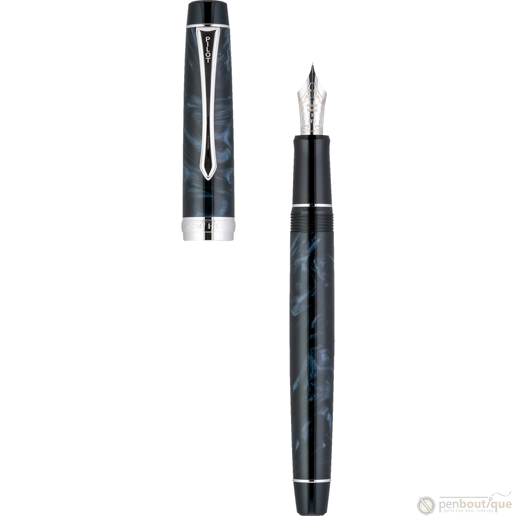 Pilot Custom Heritage SE Fountain Pen - Marble Black-Pen Boutique Ltd