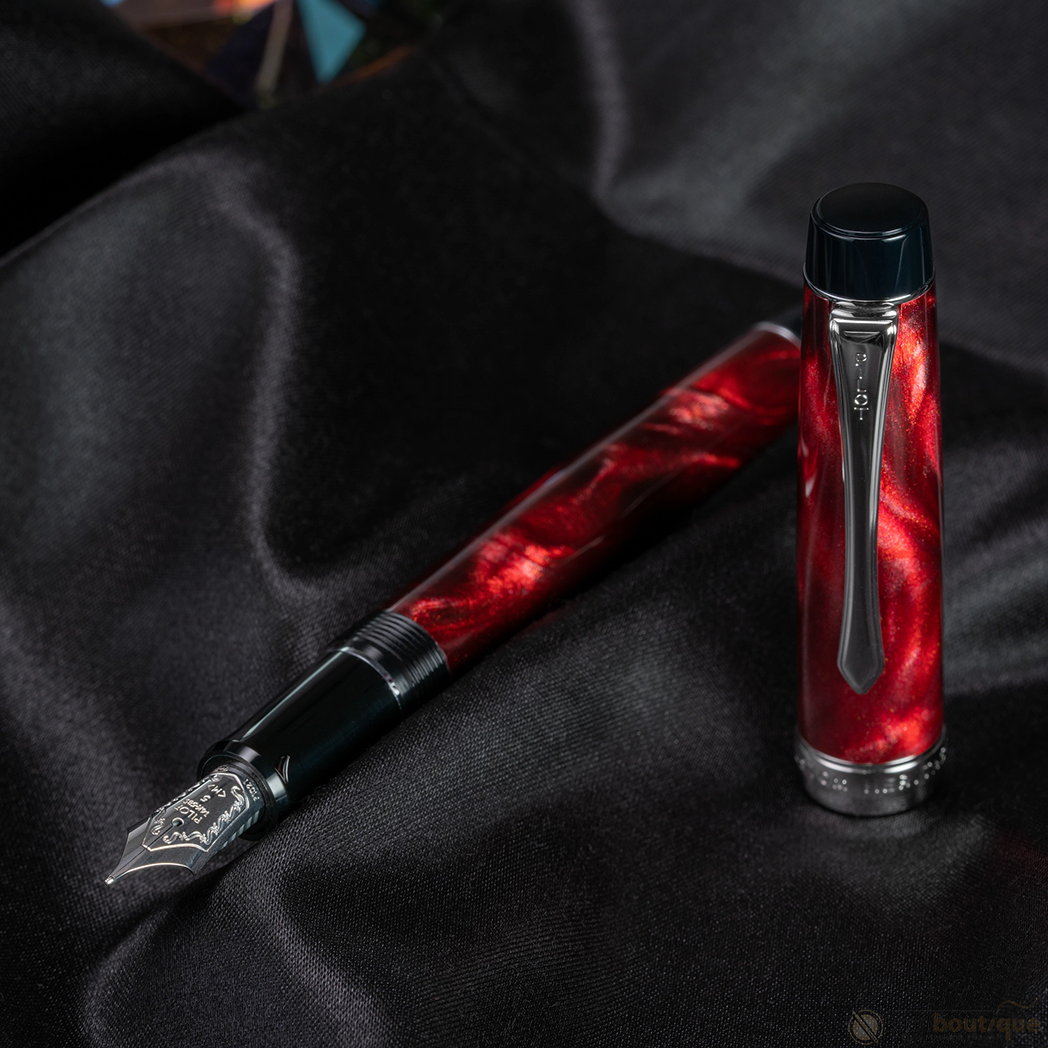 Pilot Custom Heritage SE Fountain Pen - Marble Red-Pen Boutique Ltd