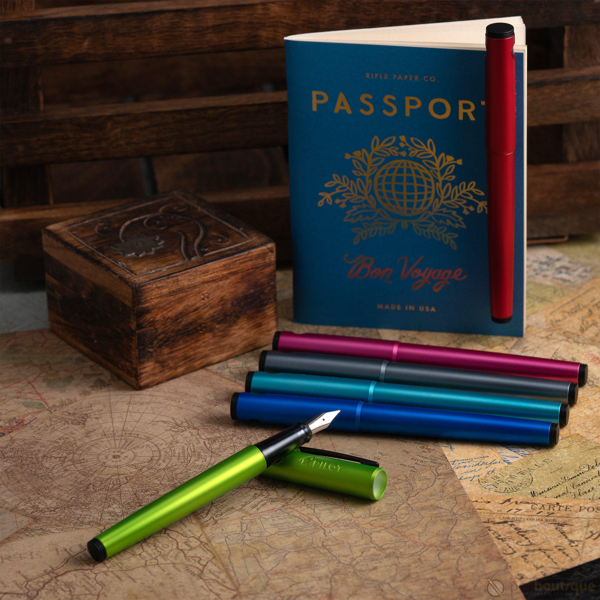 Pilot Explorer Fountain Pen - Lime-Pen Boutique Ltd
