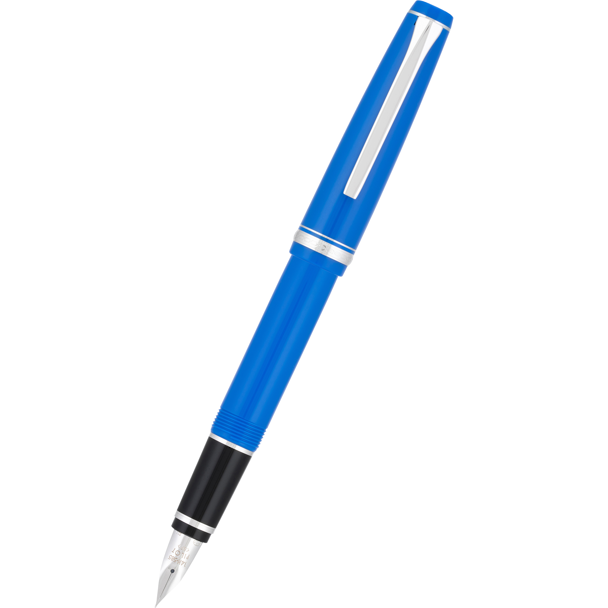 Pilot Falcon Fountain Pen - Marine Blue - Rhodium Trim-Pen Boutique Ltd