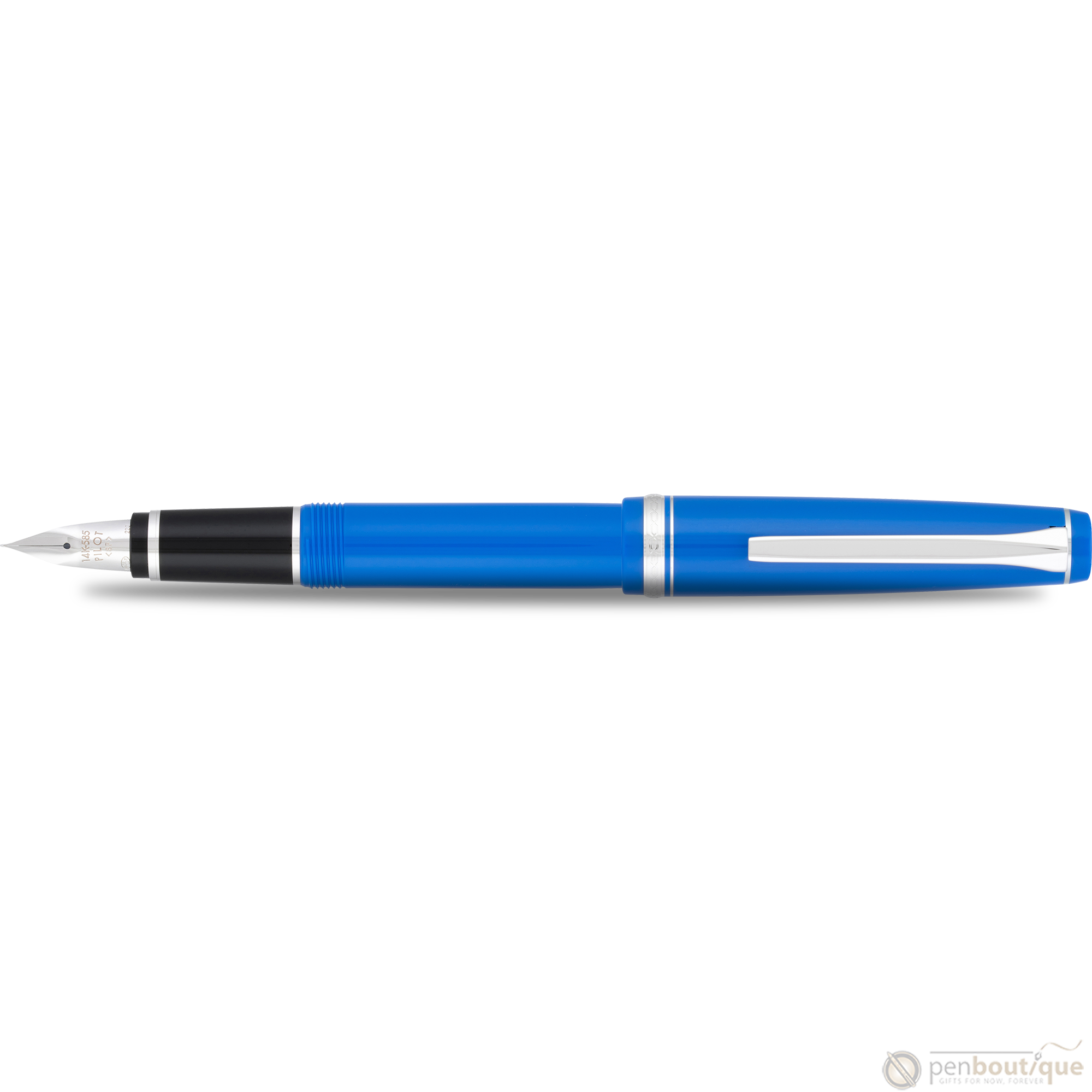 Pilot Falcon Fountain Pen - Marine Blue - Rhodium Trim-Pen Boutique Ltd