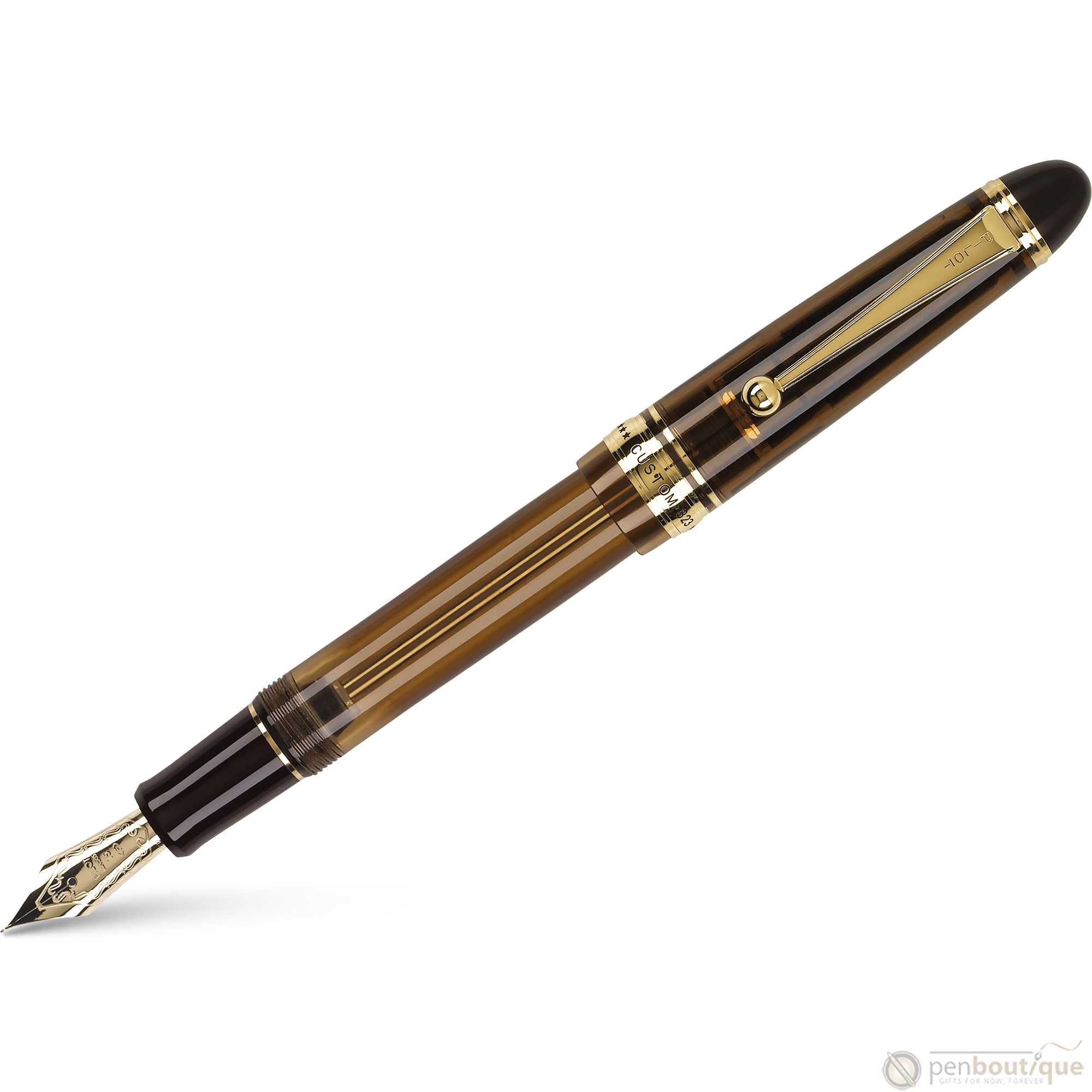 Pilot Fountain Pen - Custom 823 - Amber Smoke-Pen Boutique Ltd